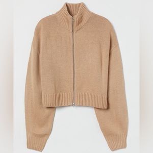 H&M Cropped Sweater Jacket